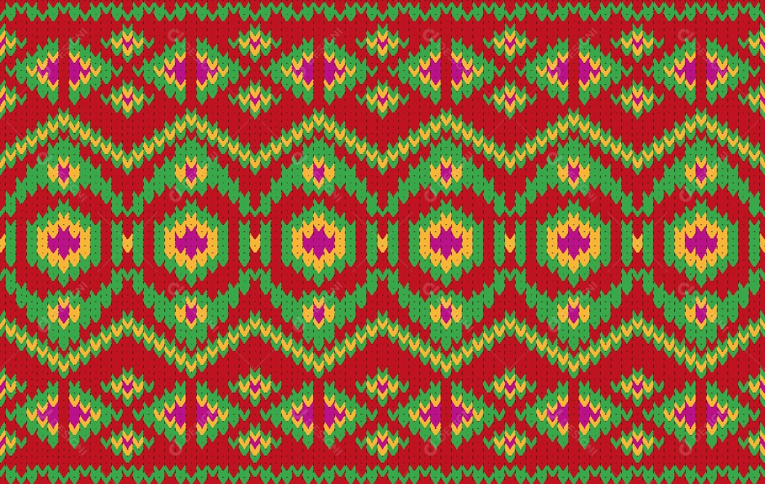 Padrão Étnico Ilustração Vetor EPS