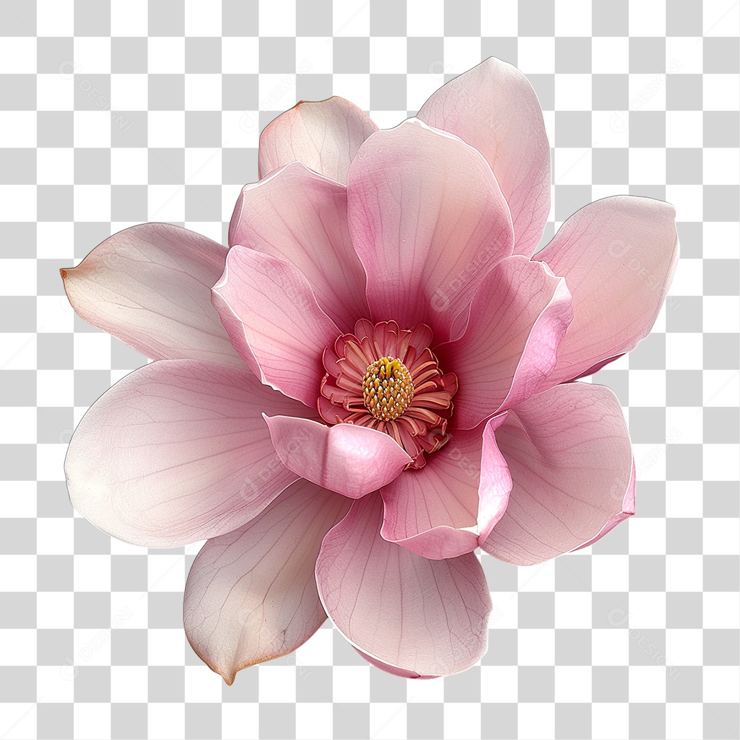 Flor Rosa PNG Transparente