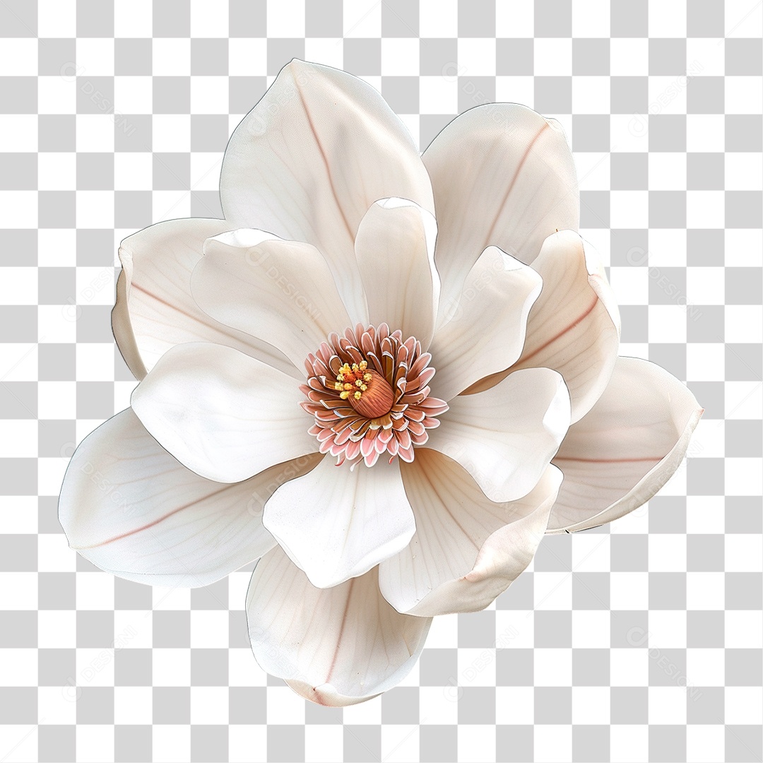 Flor Branca PNG Transparente