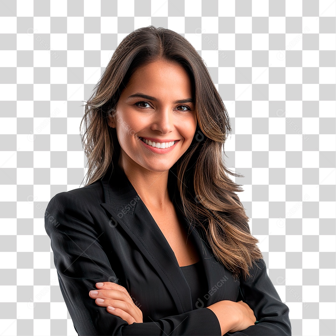 Mulher de Terno PNG Transparente