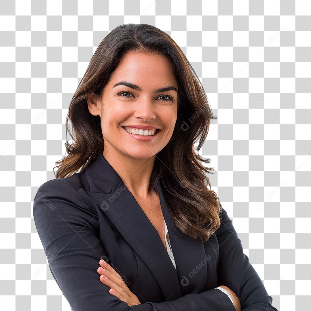 Mulher de Terno PNG Transparente