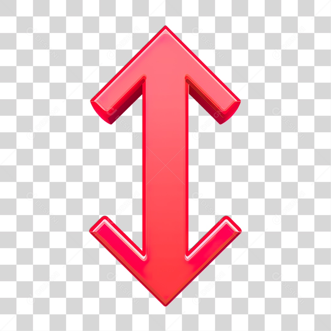 Setas Pra Cima e Baixo PNG Transparente