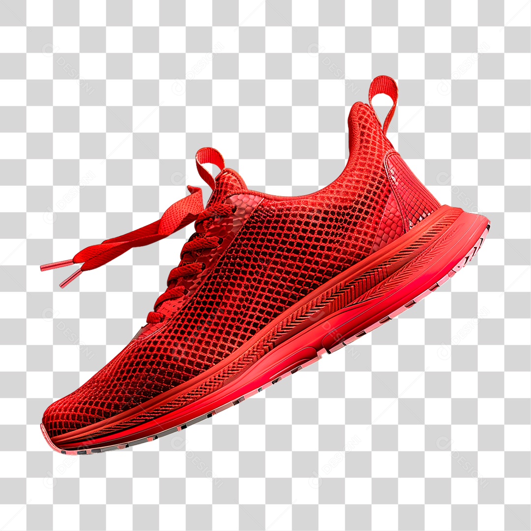 Tênis Vermelho PNG Transparente