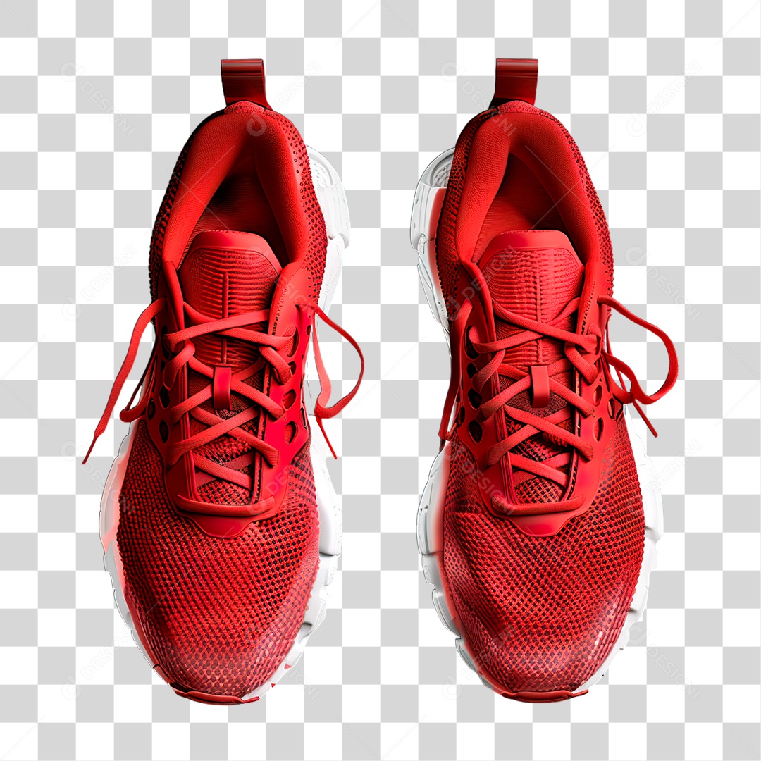 Tênis Vermelho PNG Transparente