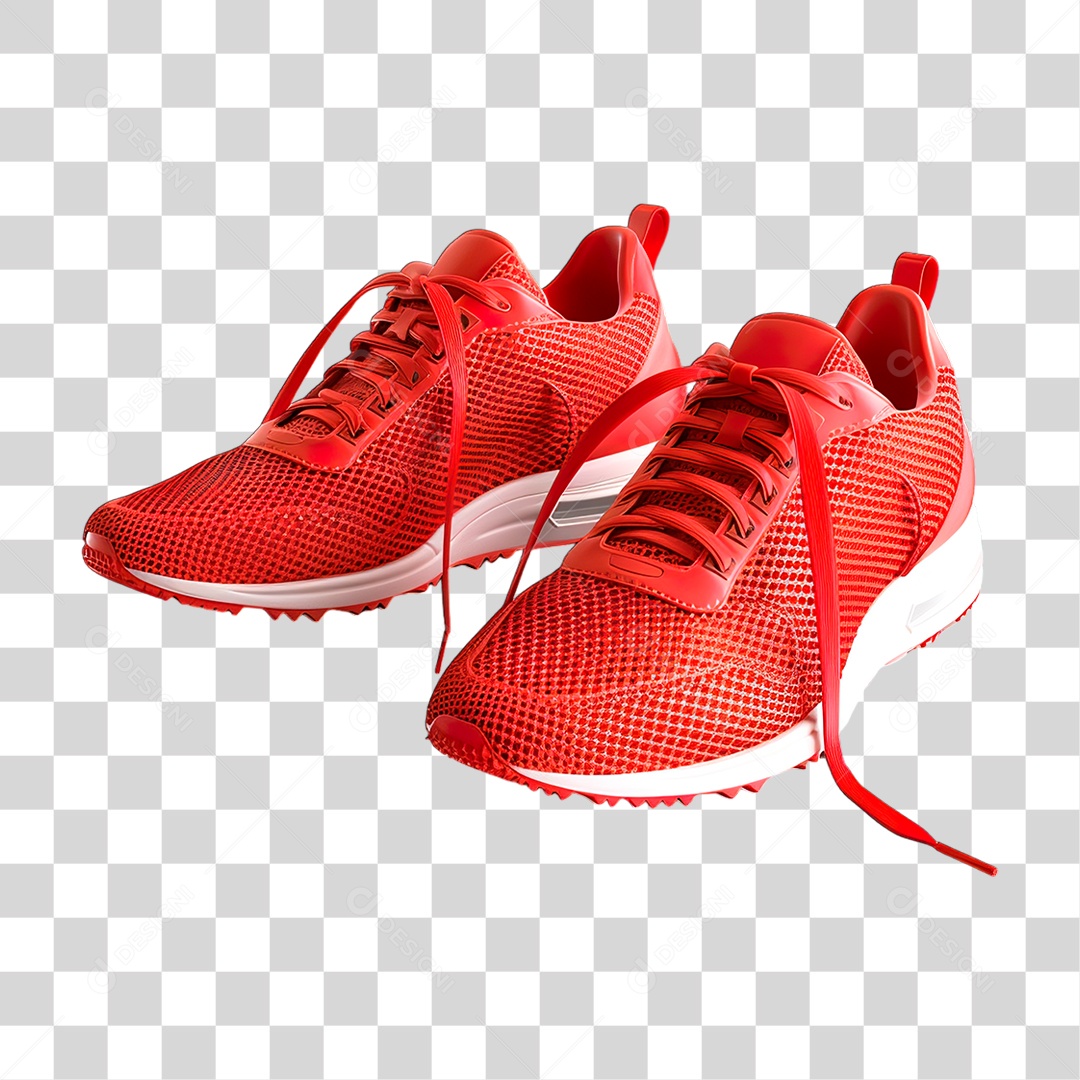 Tênis Vermelho PNG Transparente