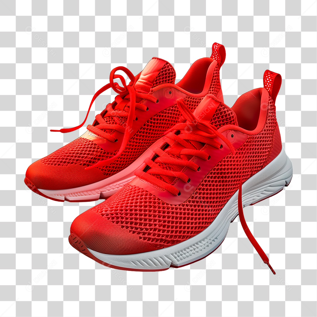 Tênis Vermelho PNG Transparente