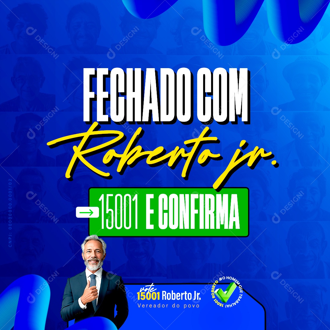 Post Social Media Politico Eleições 2024 PSD Editável