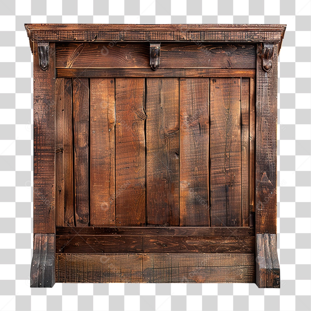 Móvel de Madeira PNG Transparente