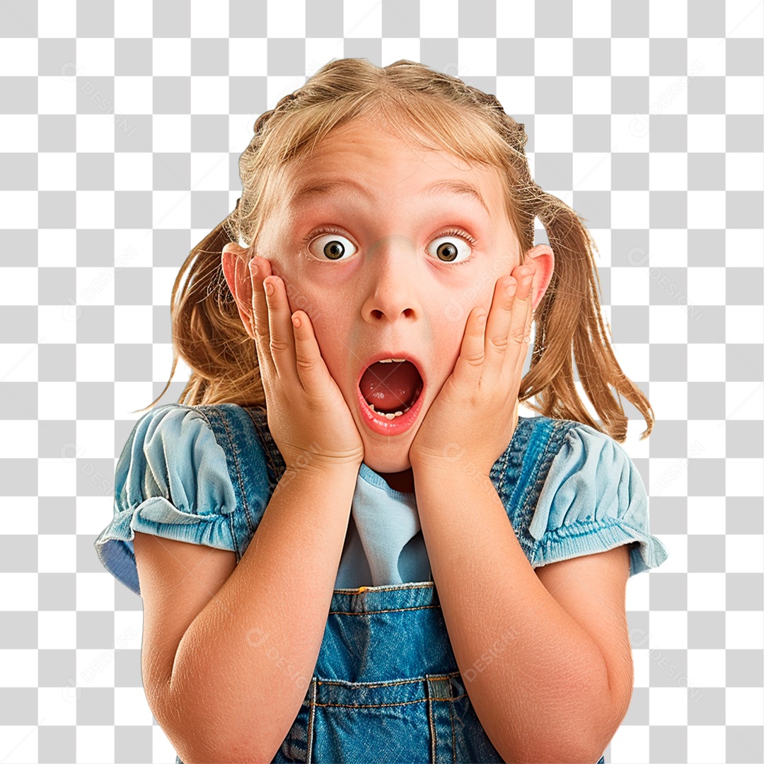 Menina Gesto PNG Transparente