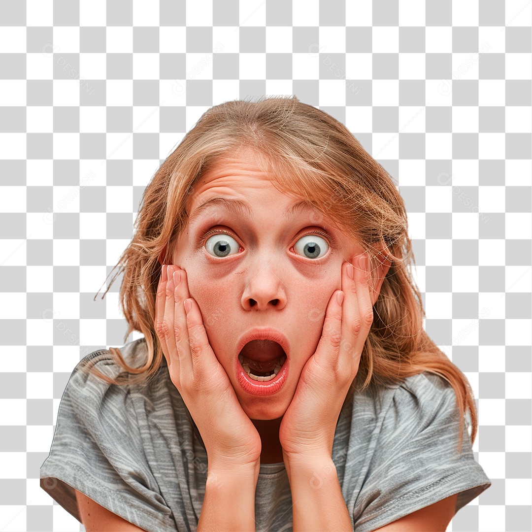 Menina Gesto PNG Transparente