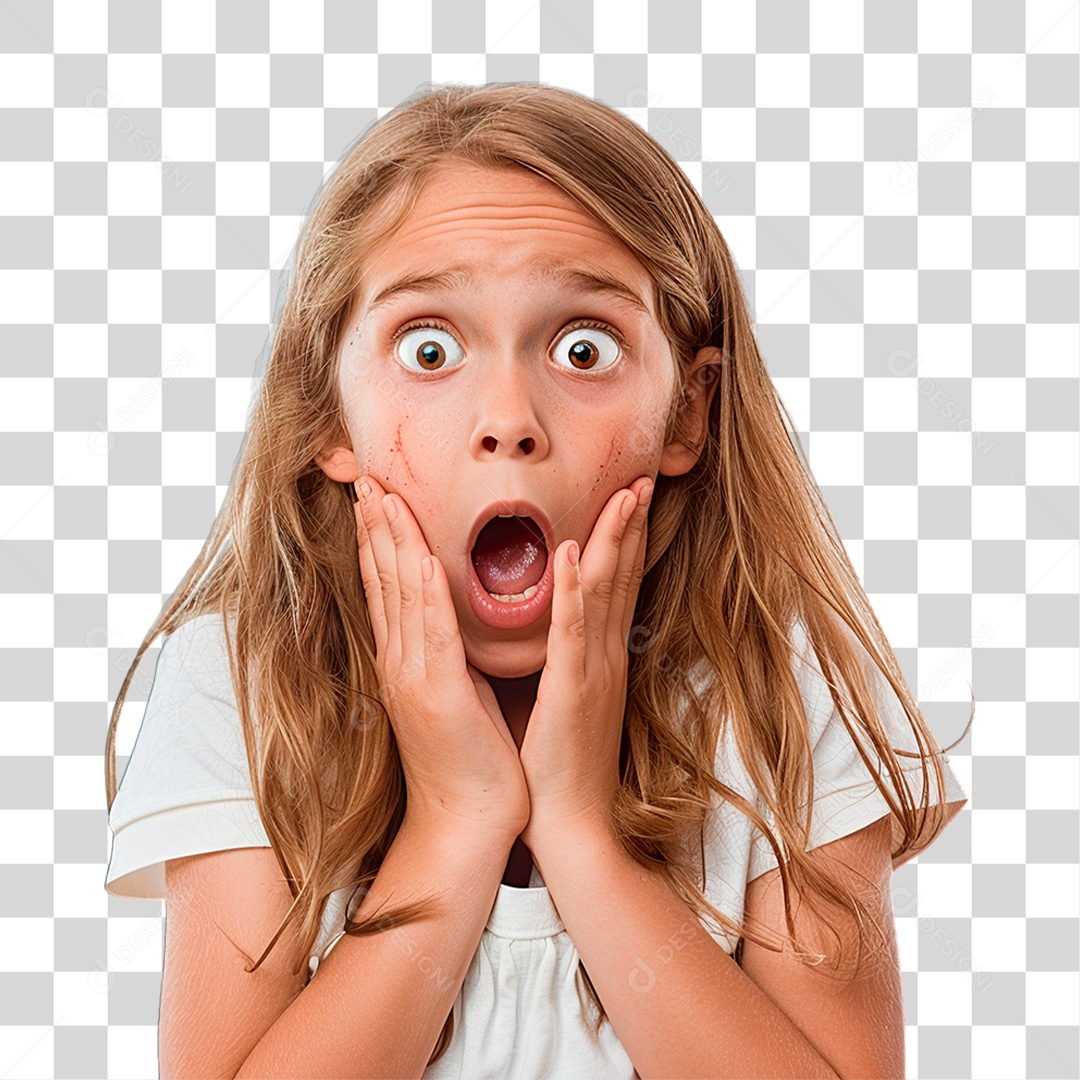 Menina Gesto PNG Transparente