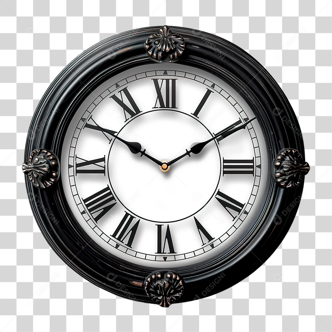Relógio de Parede PNG Transparente