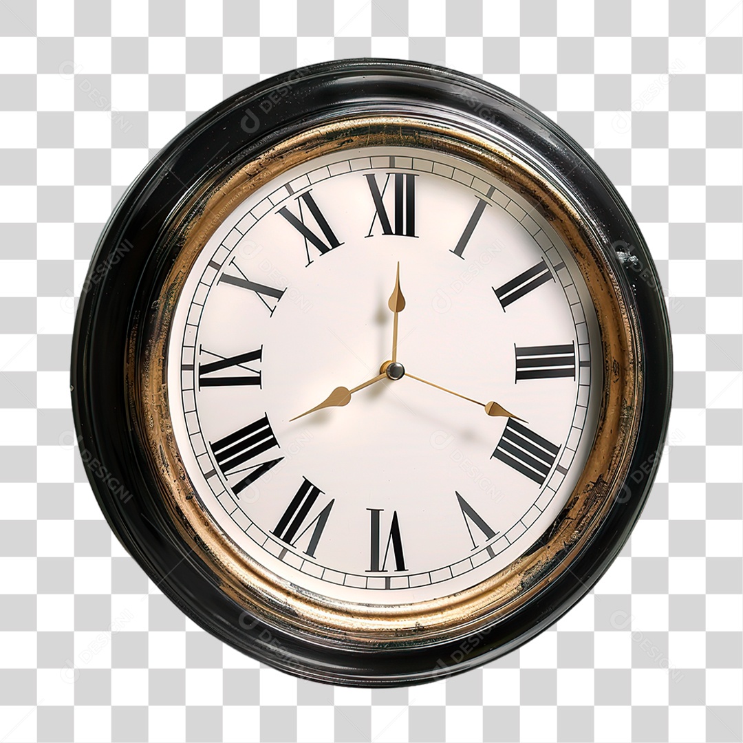 Relógio de Parede PNG Transparente
