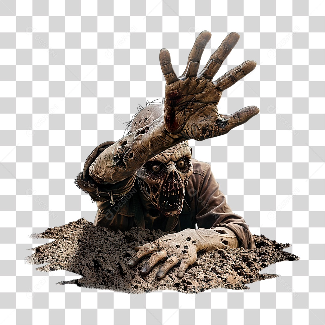 Zumbi PNG Transparente