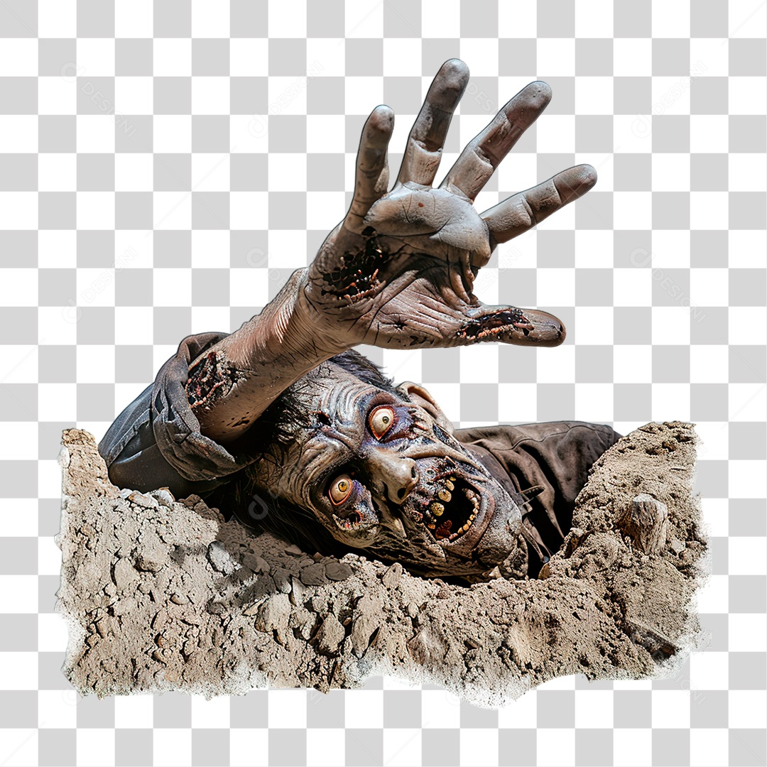 Zumbi PNG Transparente