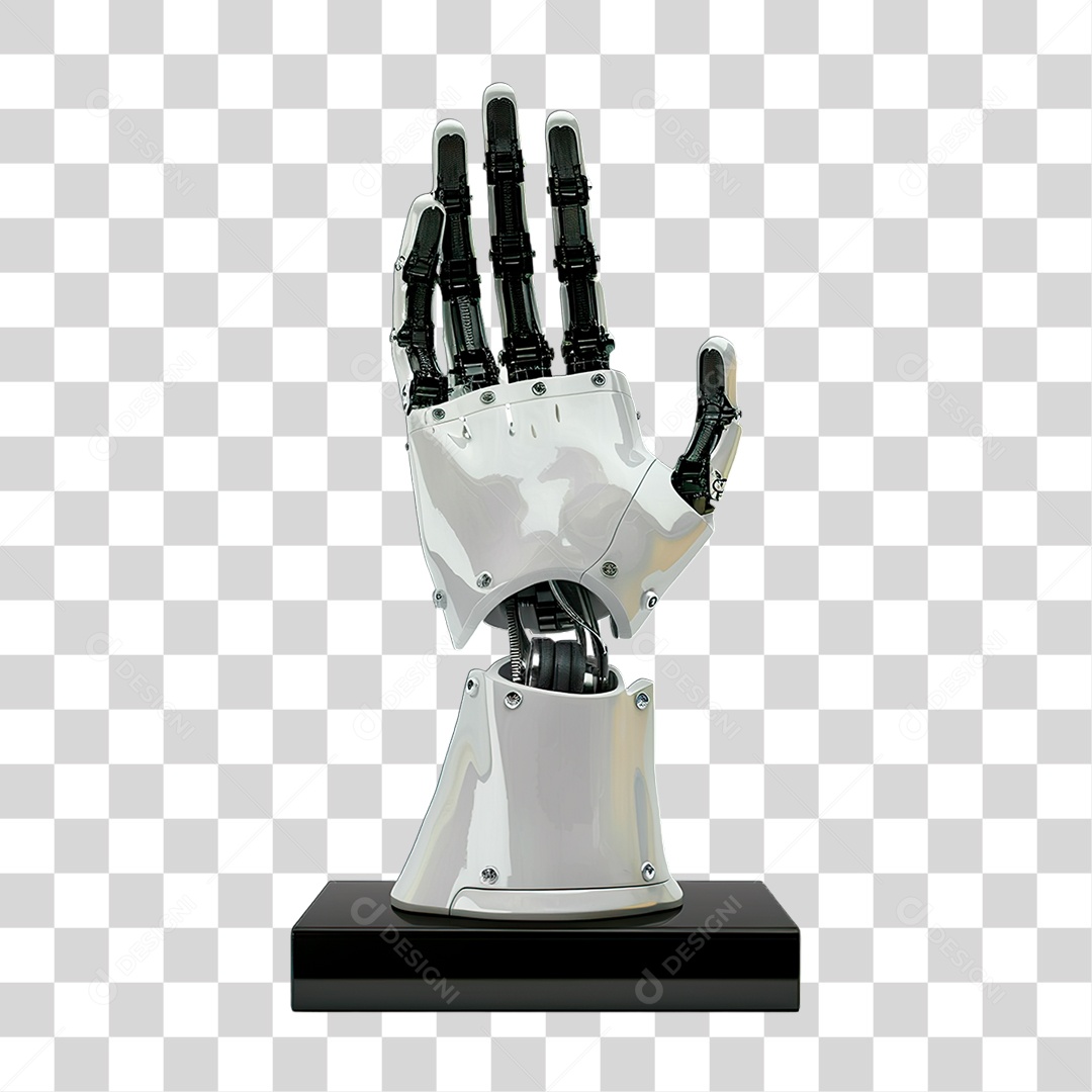 Mão Robótica PNG Transparente