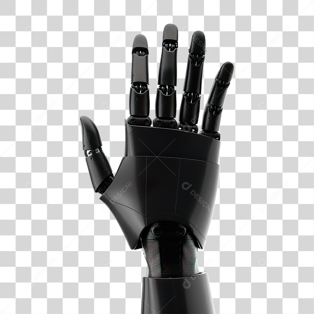 Mão Robótica PNG Transparente