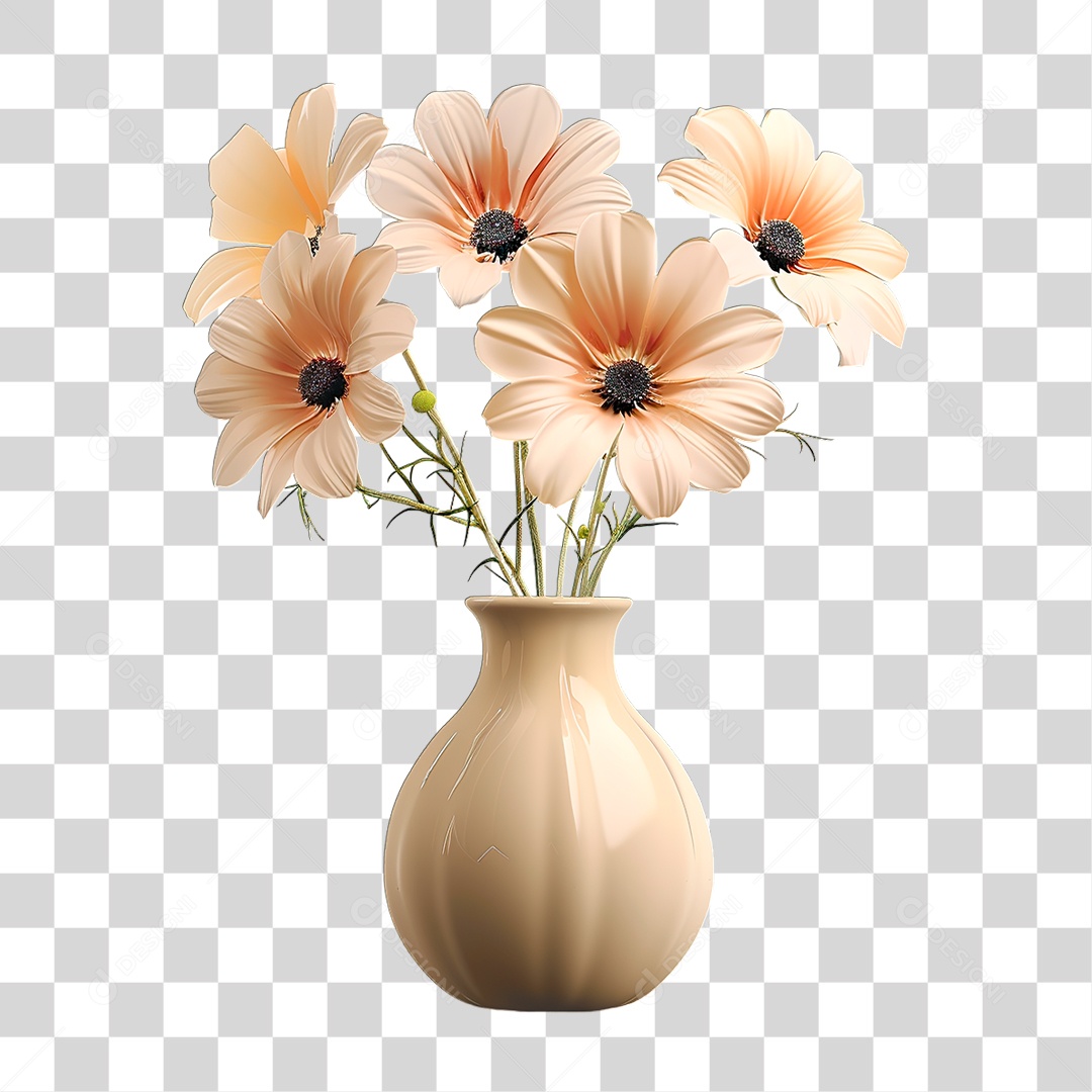 Flores Vazo PNG Transparente