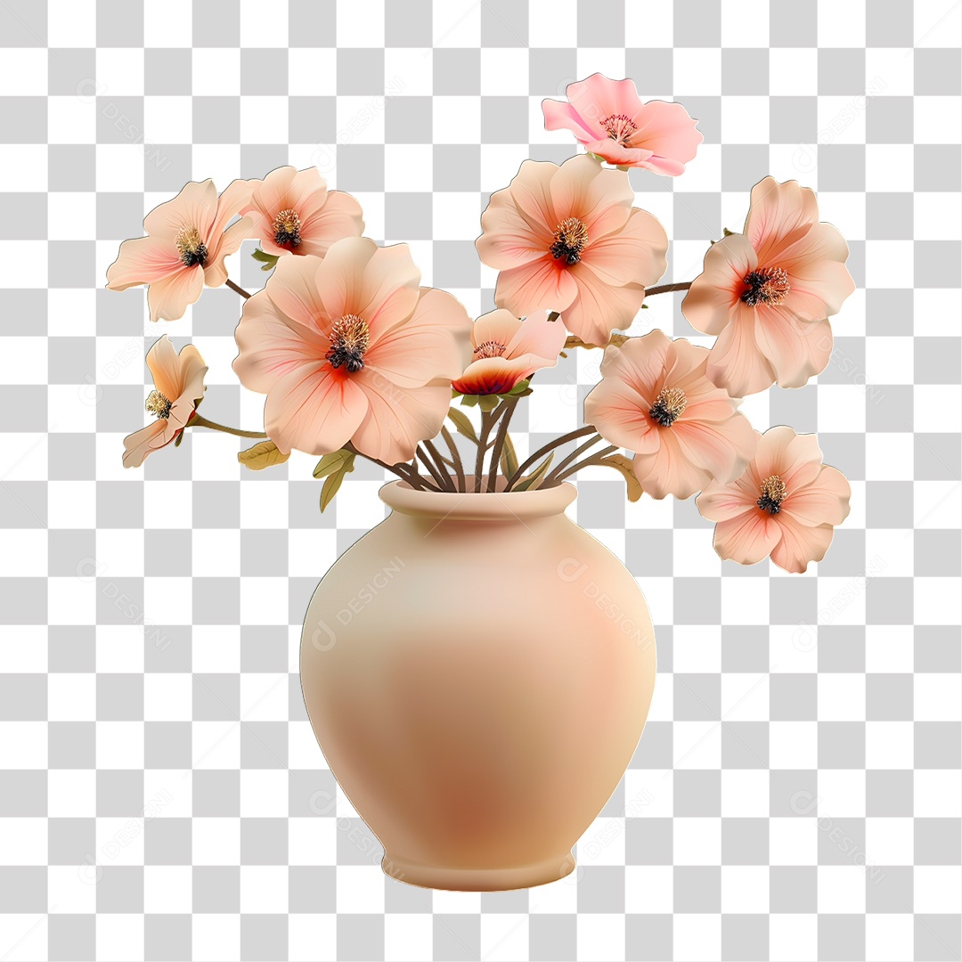 Flores Vazo PNG Transparente