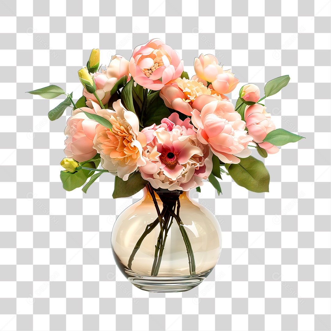 Flores Vazo PNG Transparente