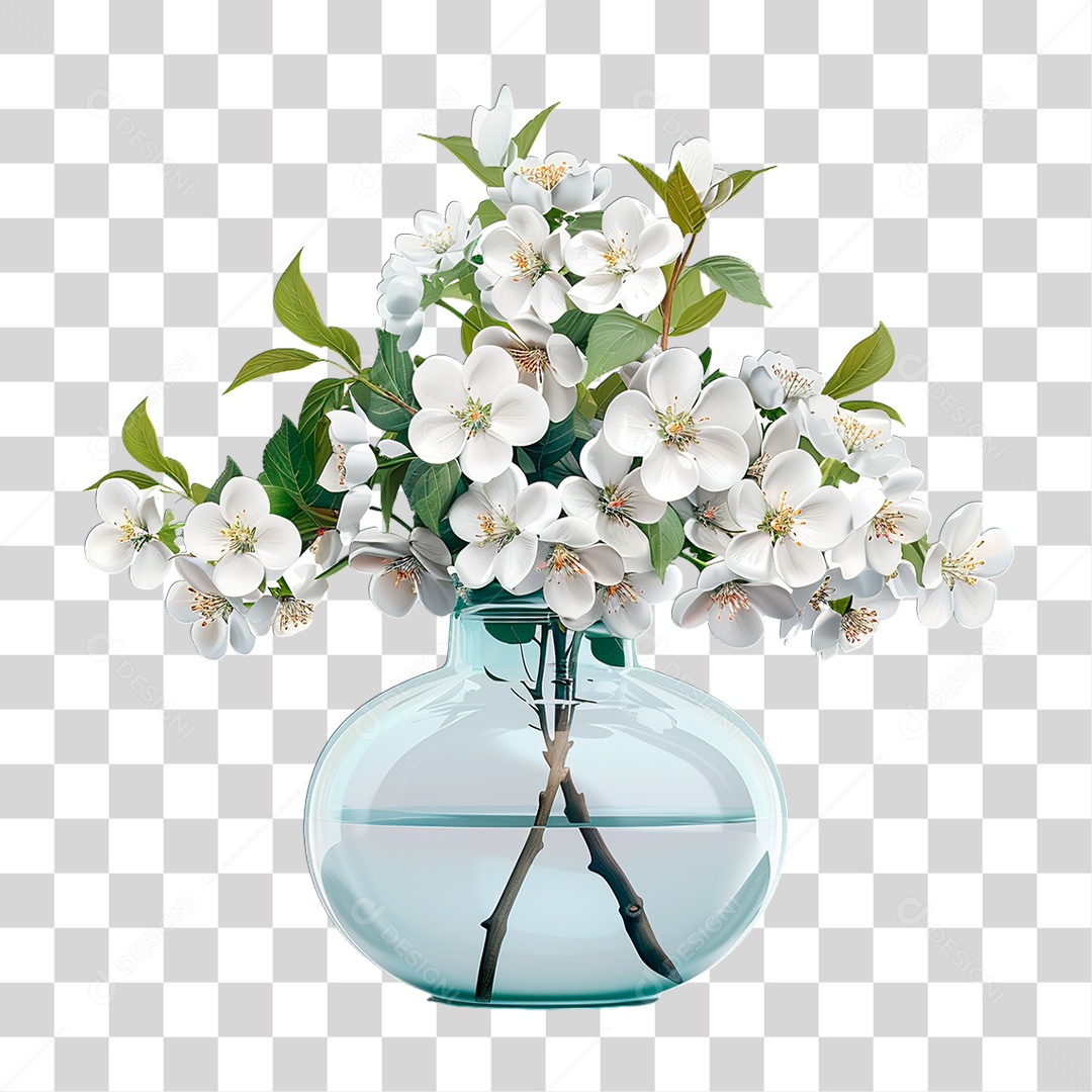 Flores Vazo PNG Transparente