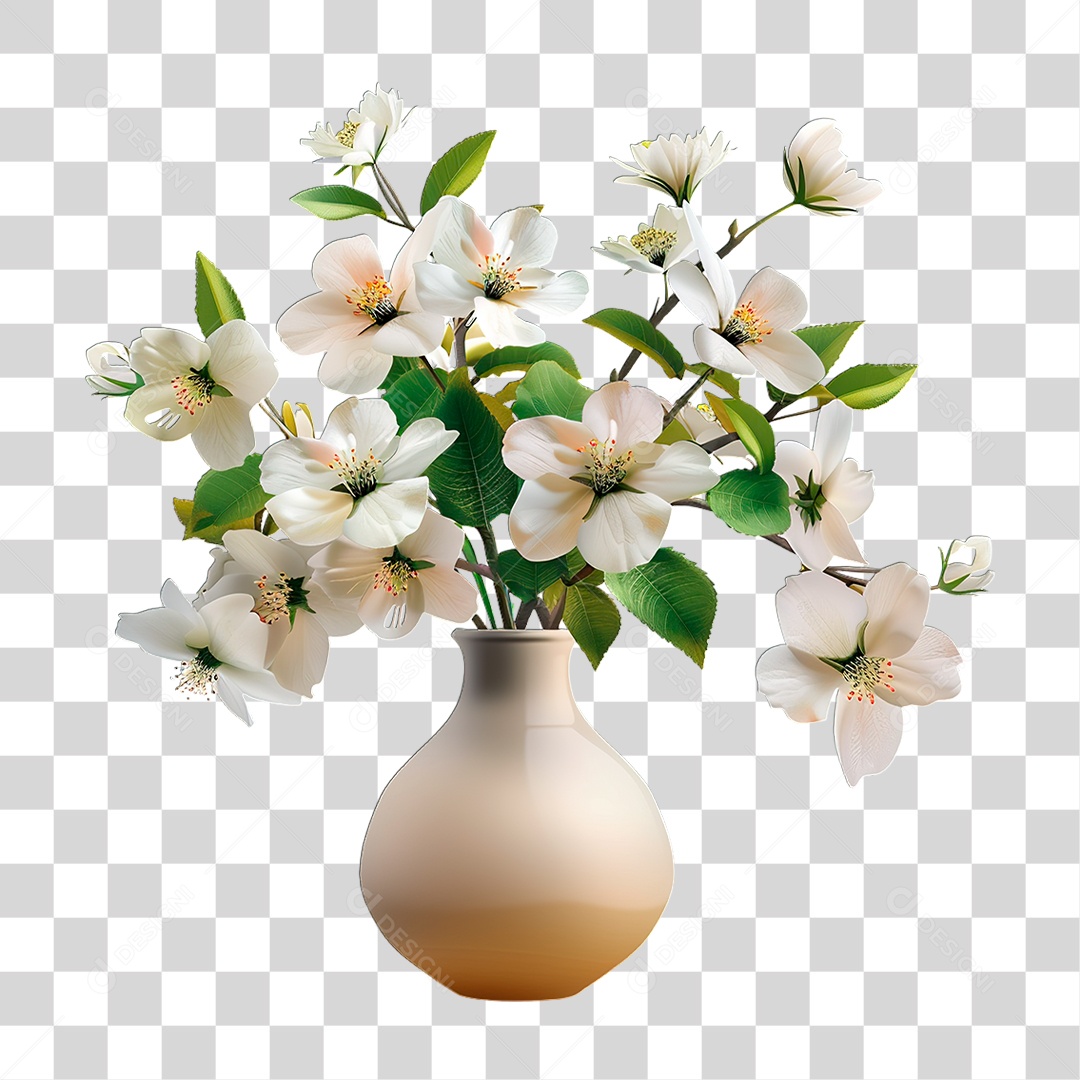 Flores Vazo PNG Transparente