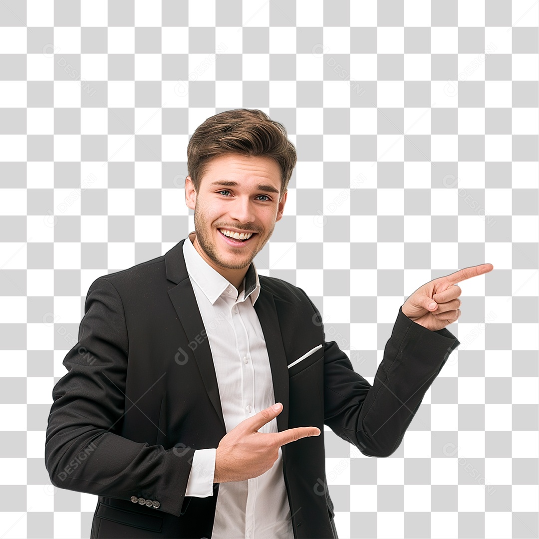 Homem de Terno PNG Transparente