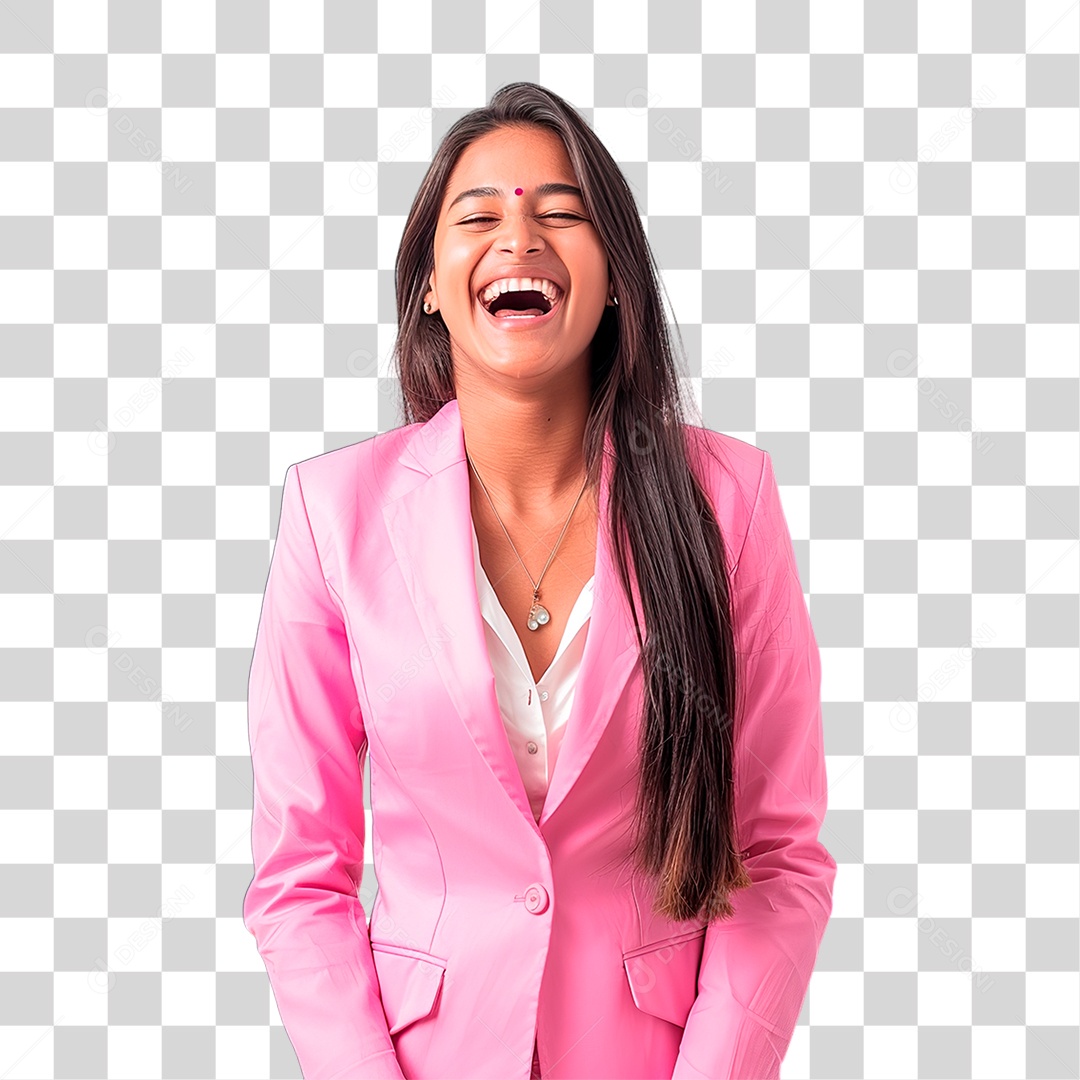 Mulher de Terno PNG Transparente