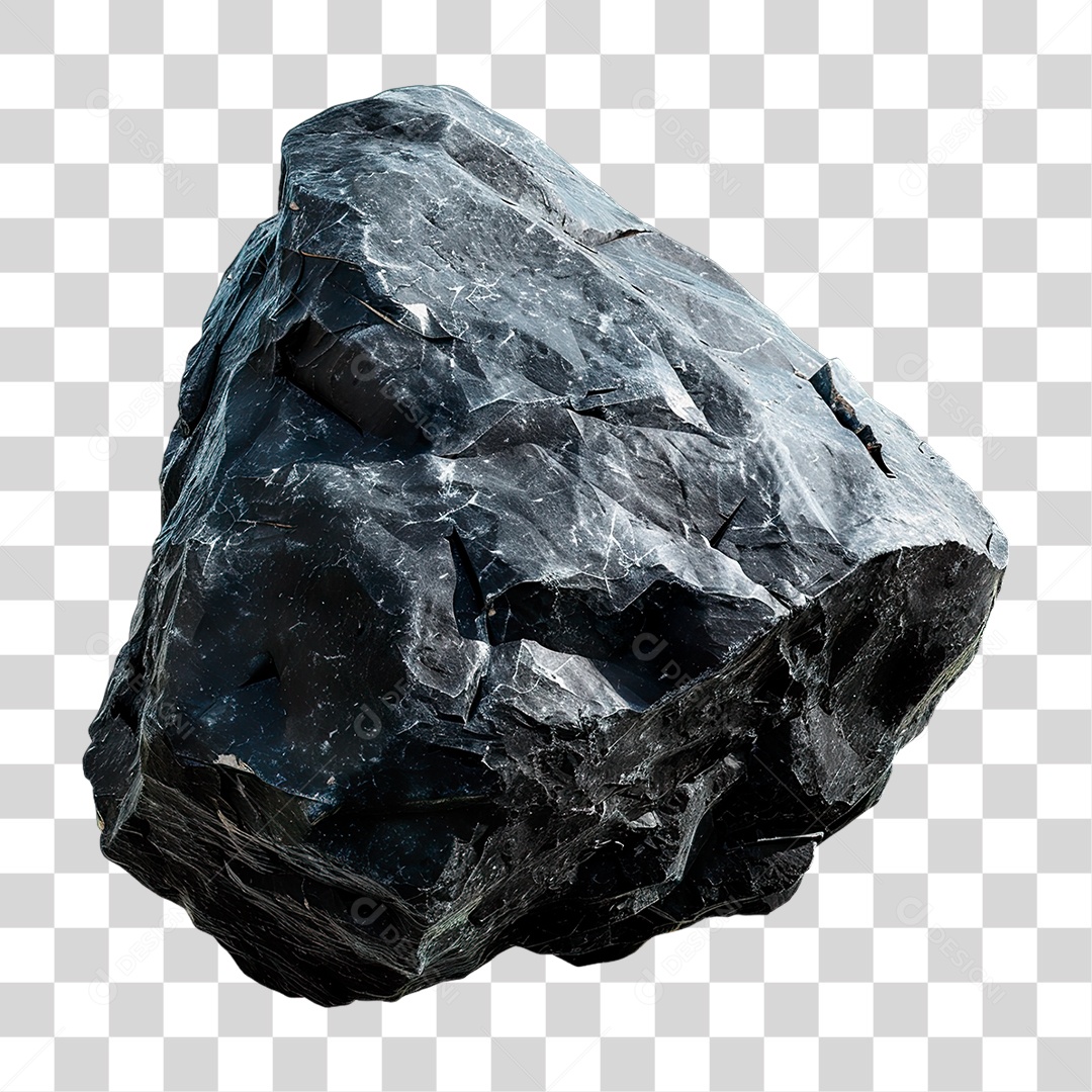 Pedra Preta PNG Transparente