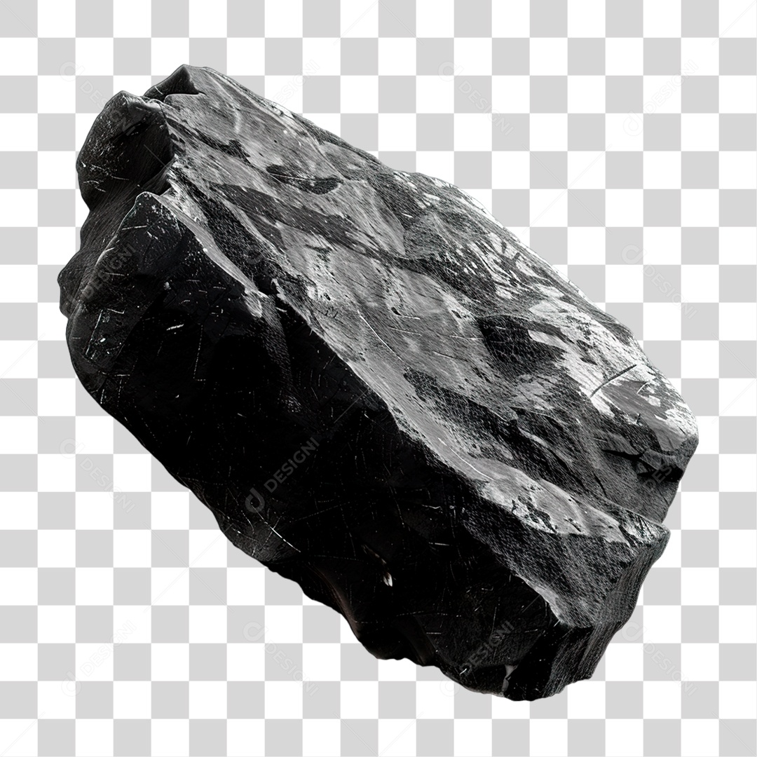 Pedra Preta PNG Transparente