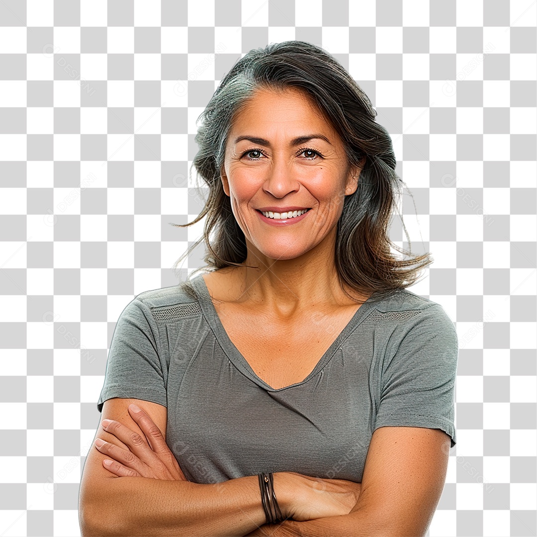 Mulher Sorrindo PNG Transparente