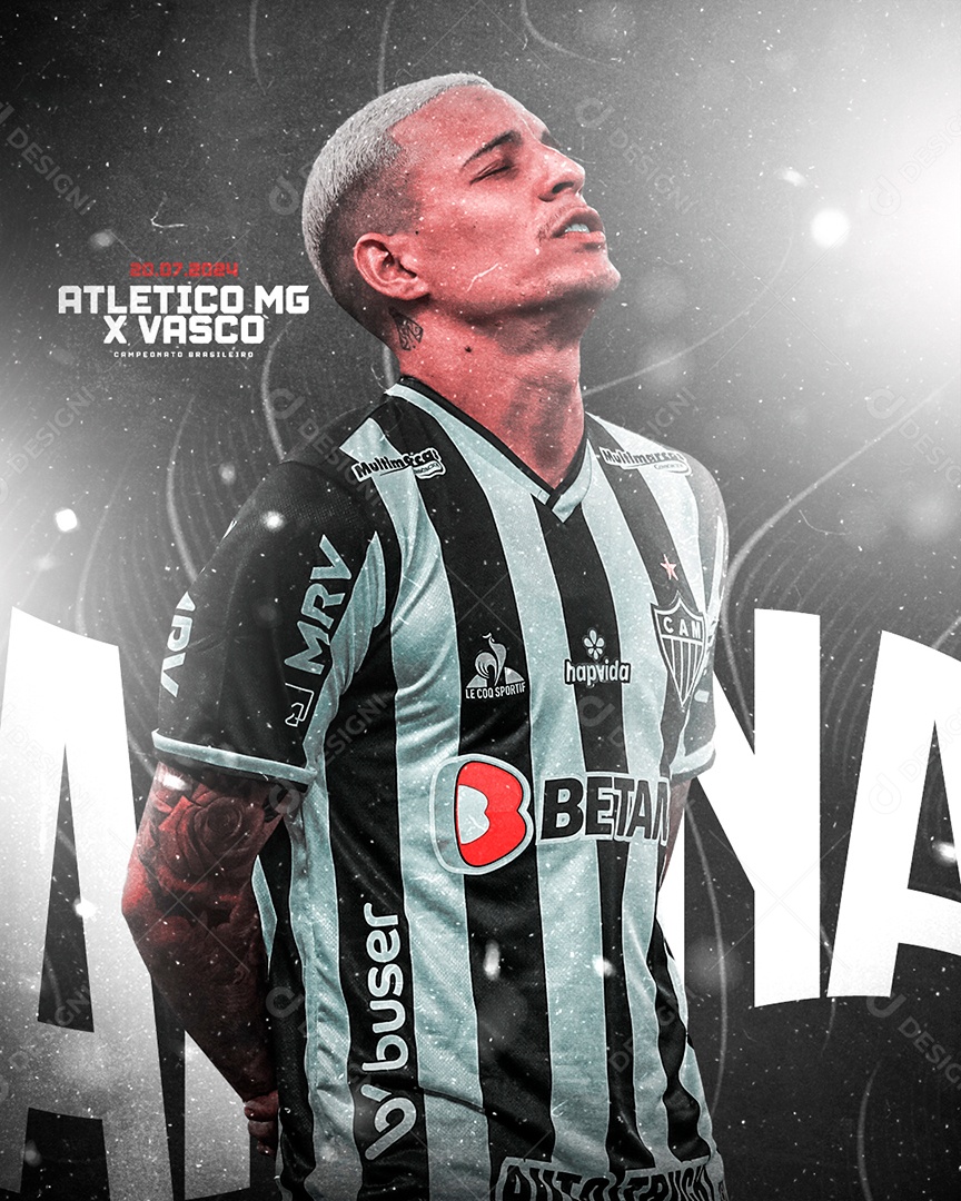 Atletico Mg x Story Social Media PSD Editável