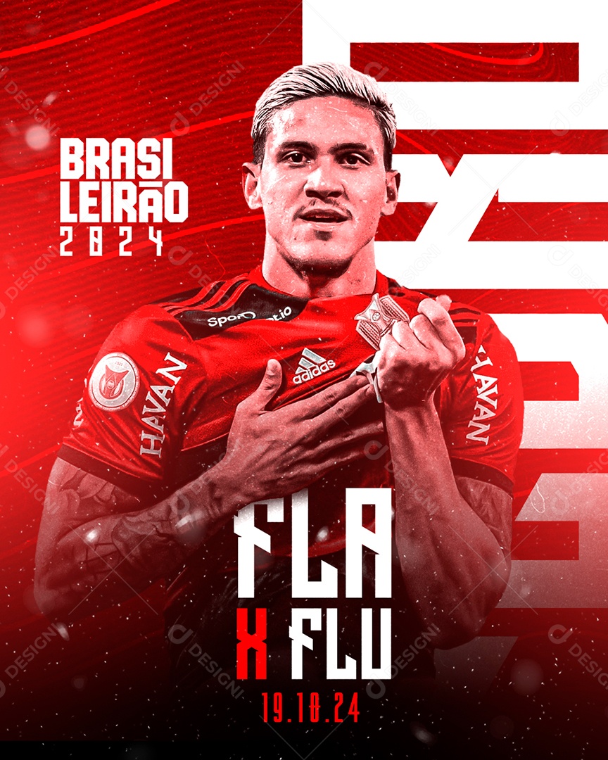 Fla x Flu Social Media PSD Editável