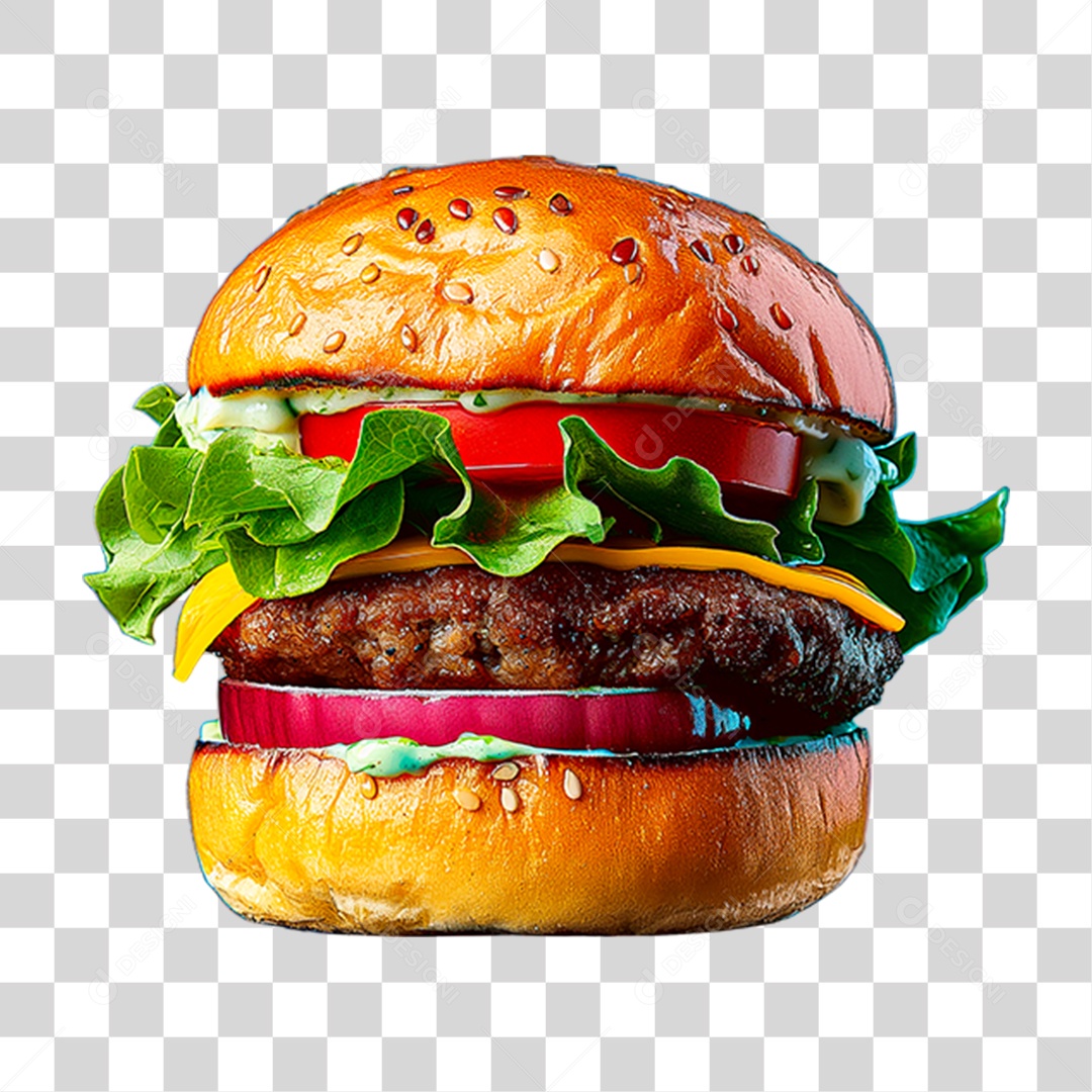 Hambúrguer Lanche Sanduiche PNG Transparente