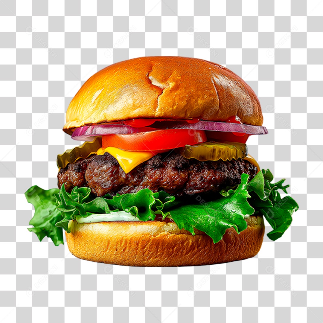 Hambúrguer Lanche Sanduiche PNG Transparente