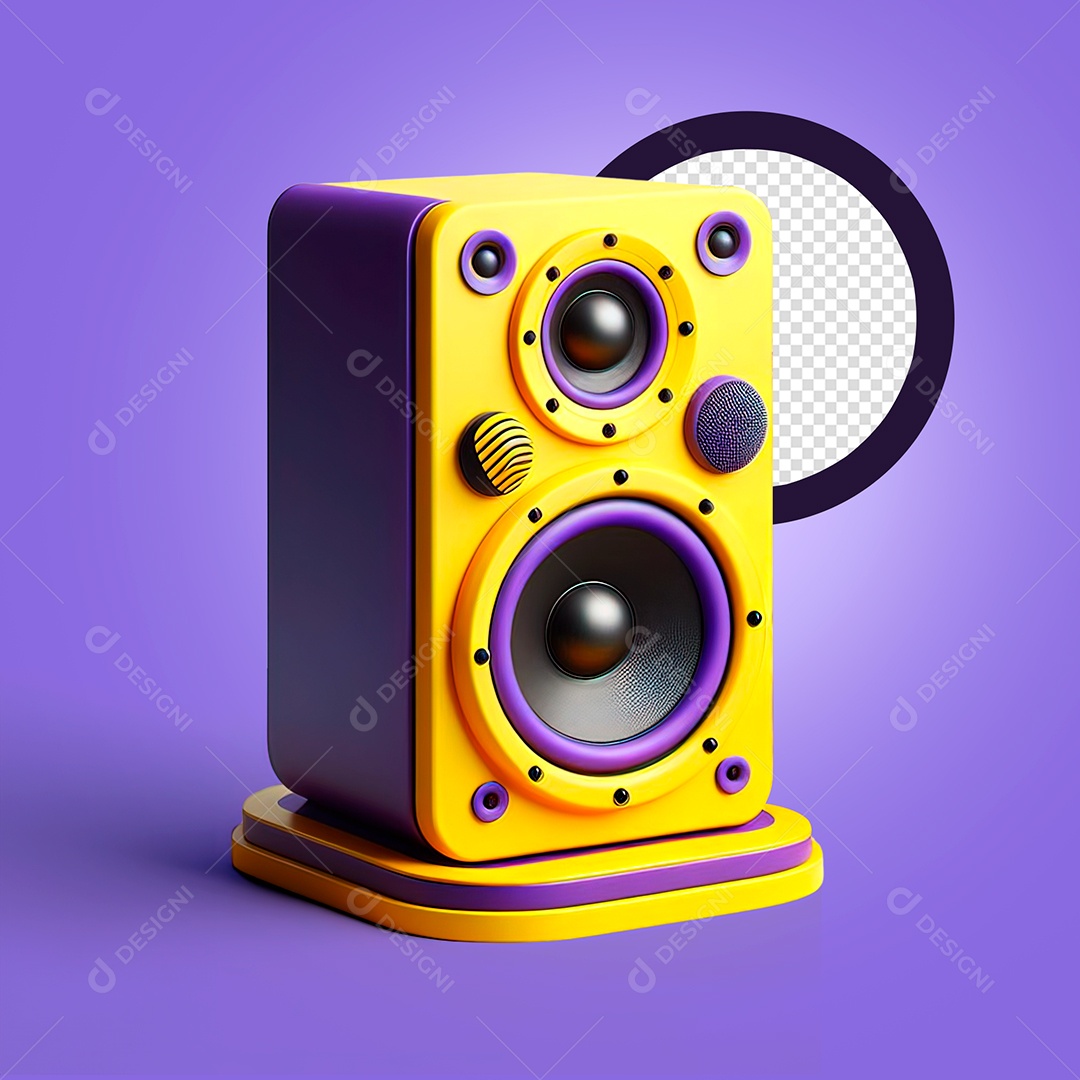 Caixa de Som Elemento IA PSD