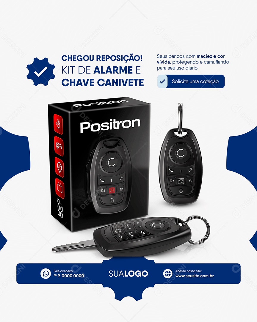 Equipadora Automotiva Social Media Post Feed Social Media PSD Editável