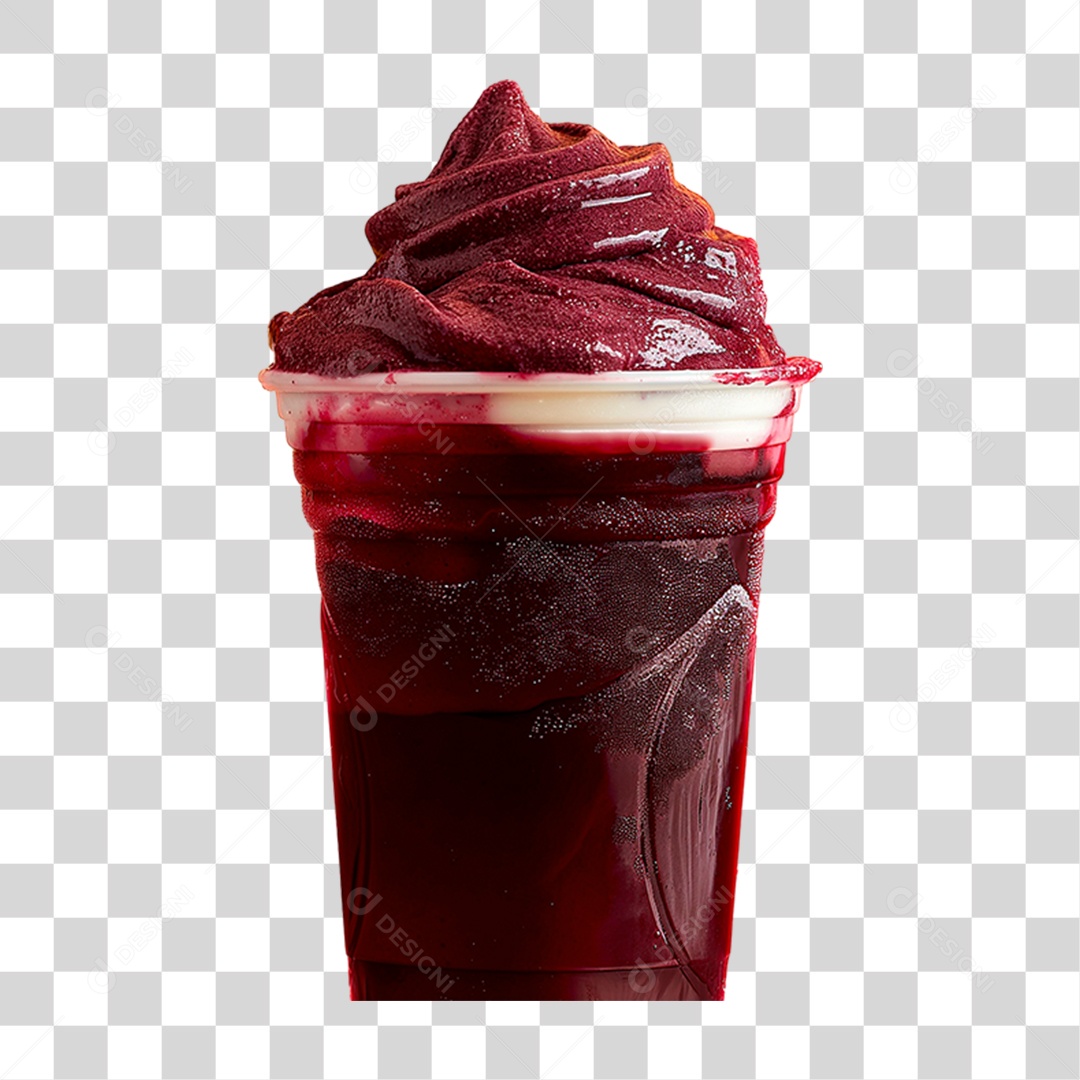 Copo de Açaí PNG Transparente