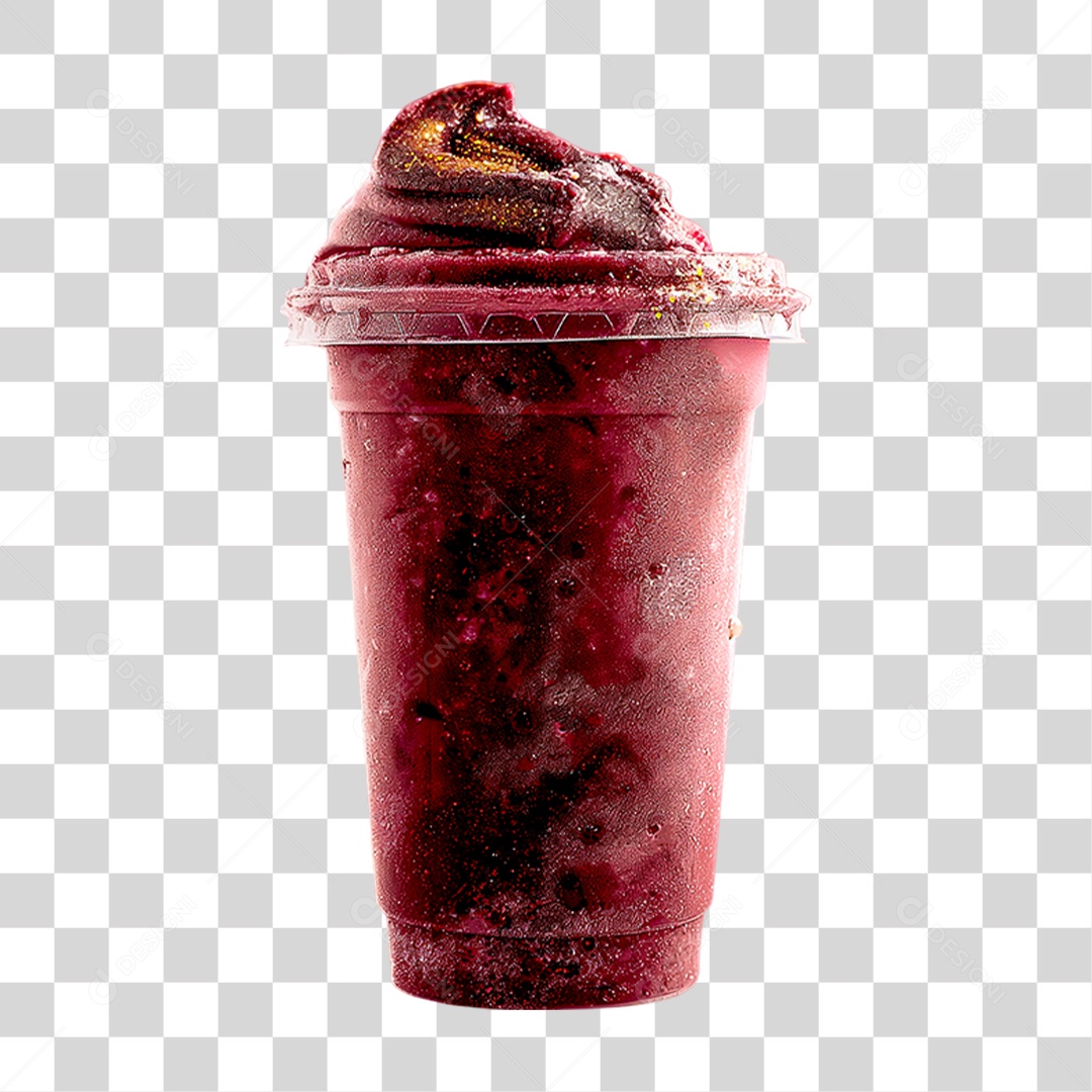 Copo de Açaí PNG Transparente