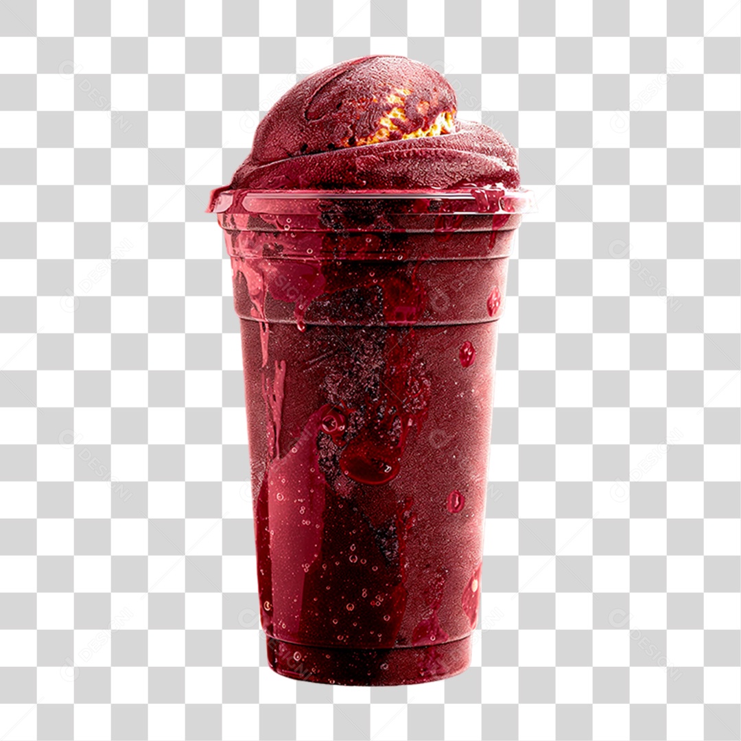 Copo de Açaí PNG Transparente