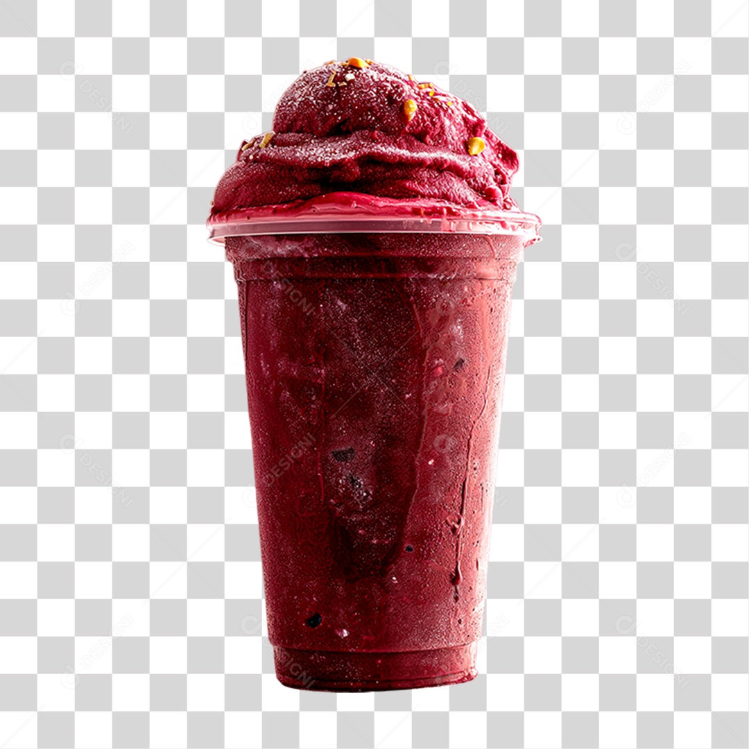Copo de Açaí PNG Transparente