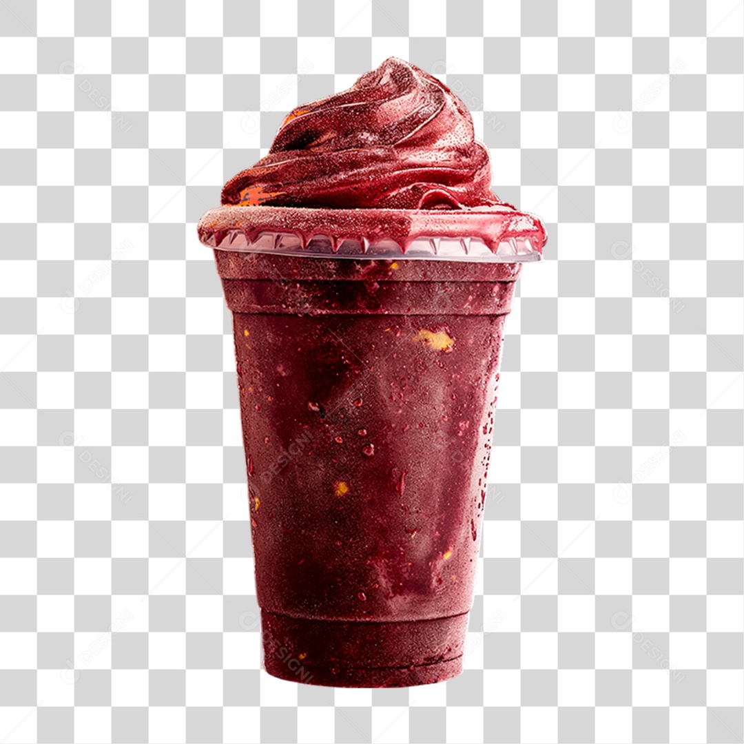 Copo de Açaí PNG Transparente