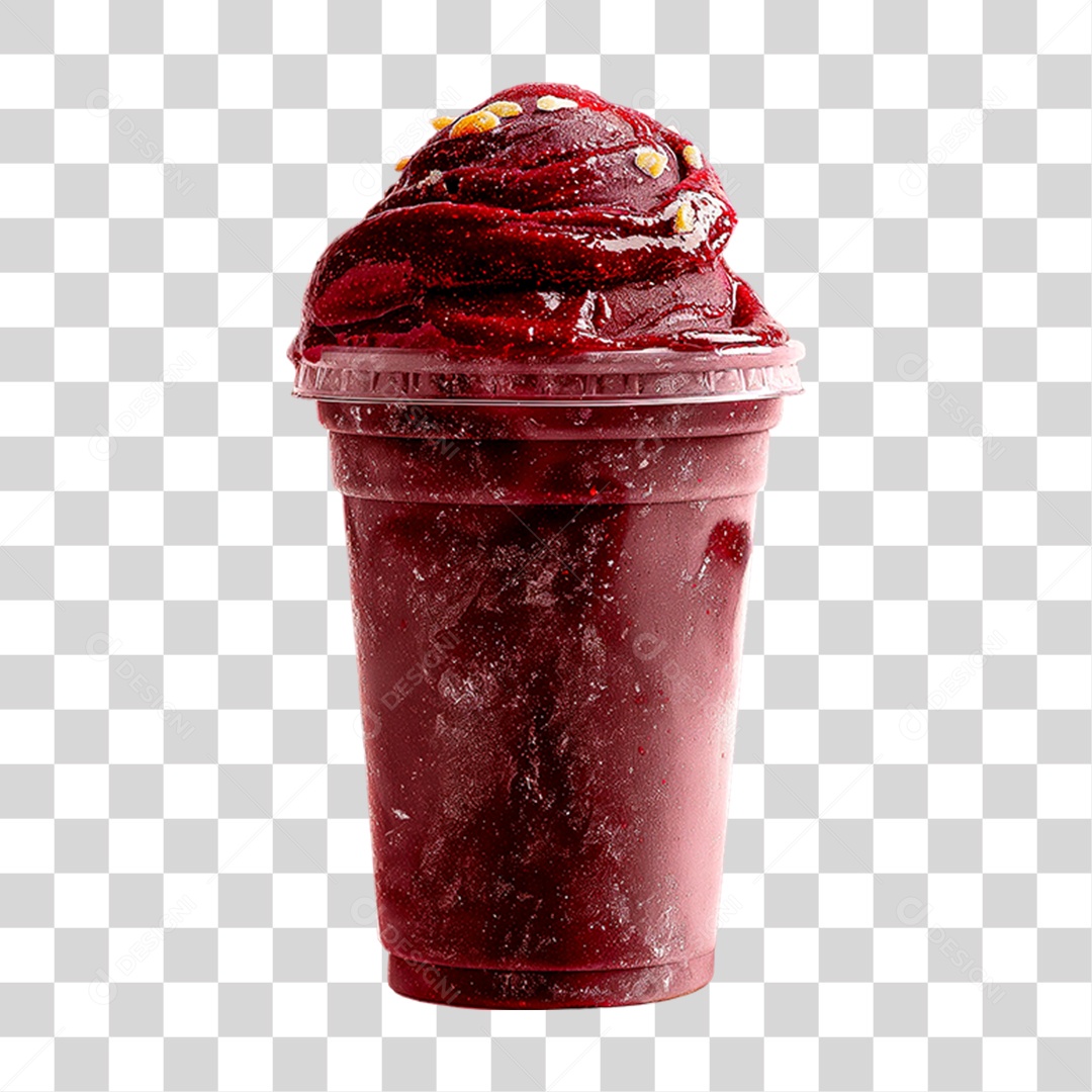 Copo de Açaí PNG Transparente
