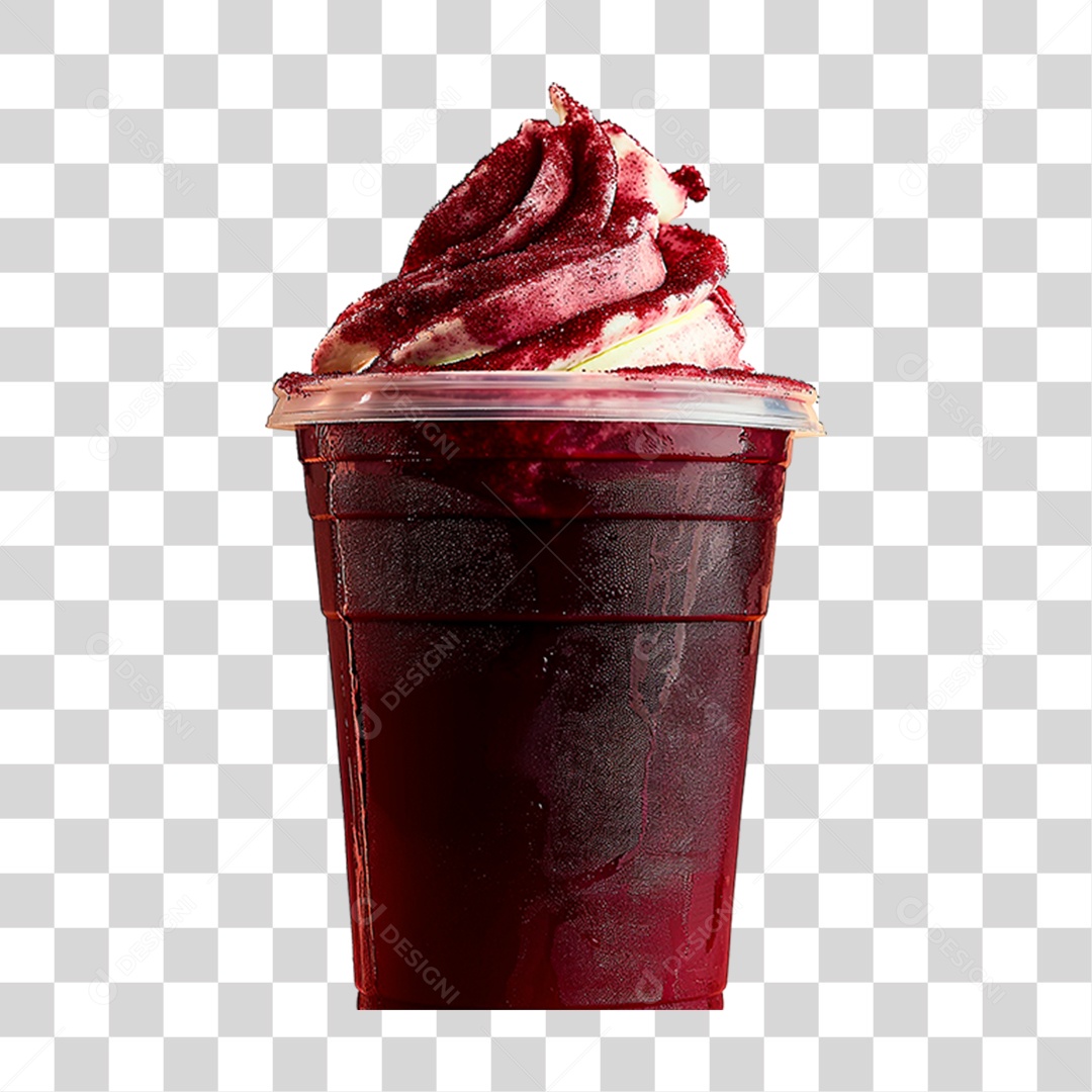 Copo de Açaí PNG Transparente