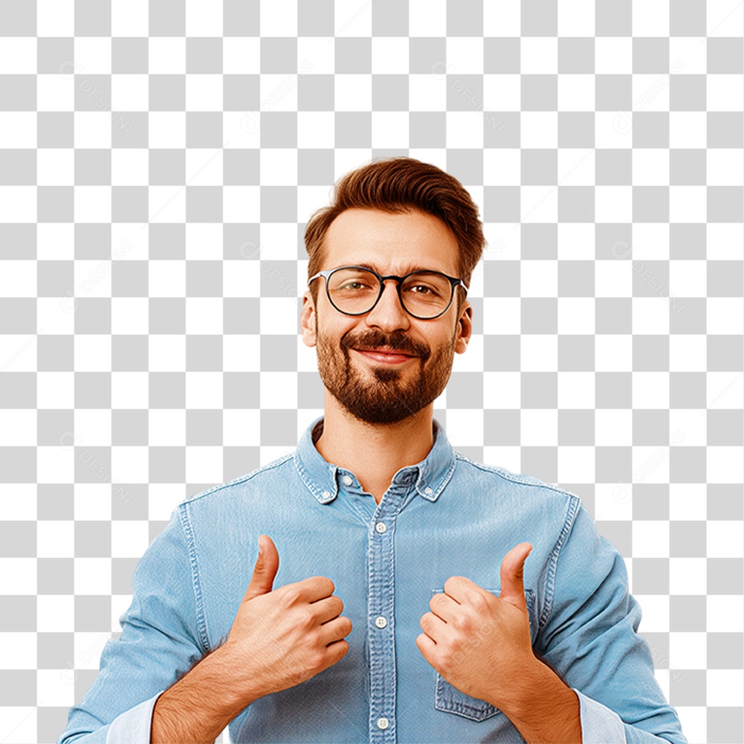 Homem Sorrindo PNG Transparente