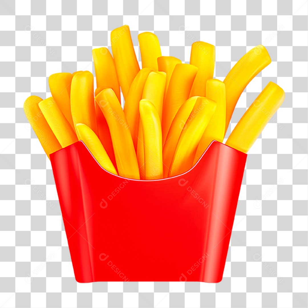 Batata Frita PNG Transparente