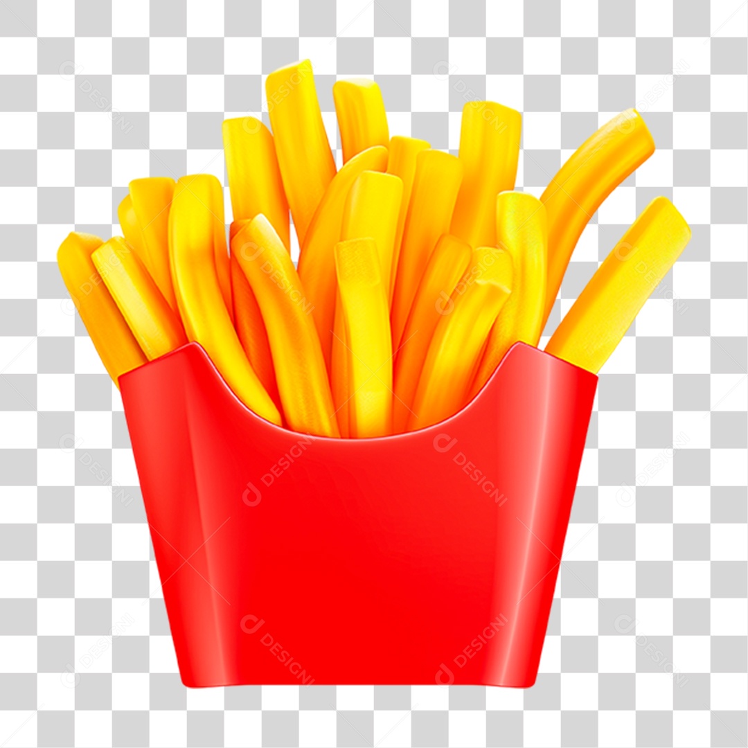 Batata Frita PNG Transparente