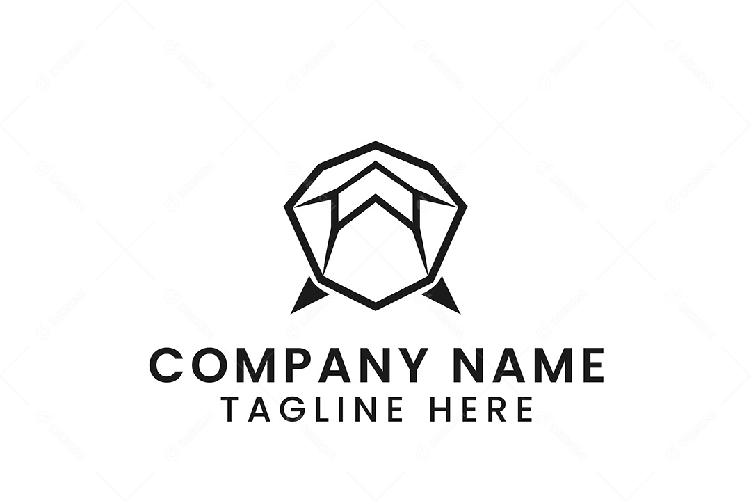 Modelo de Logotipo PNG + AI Editável