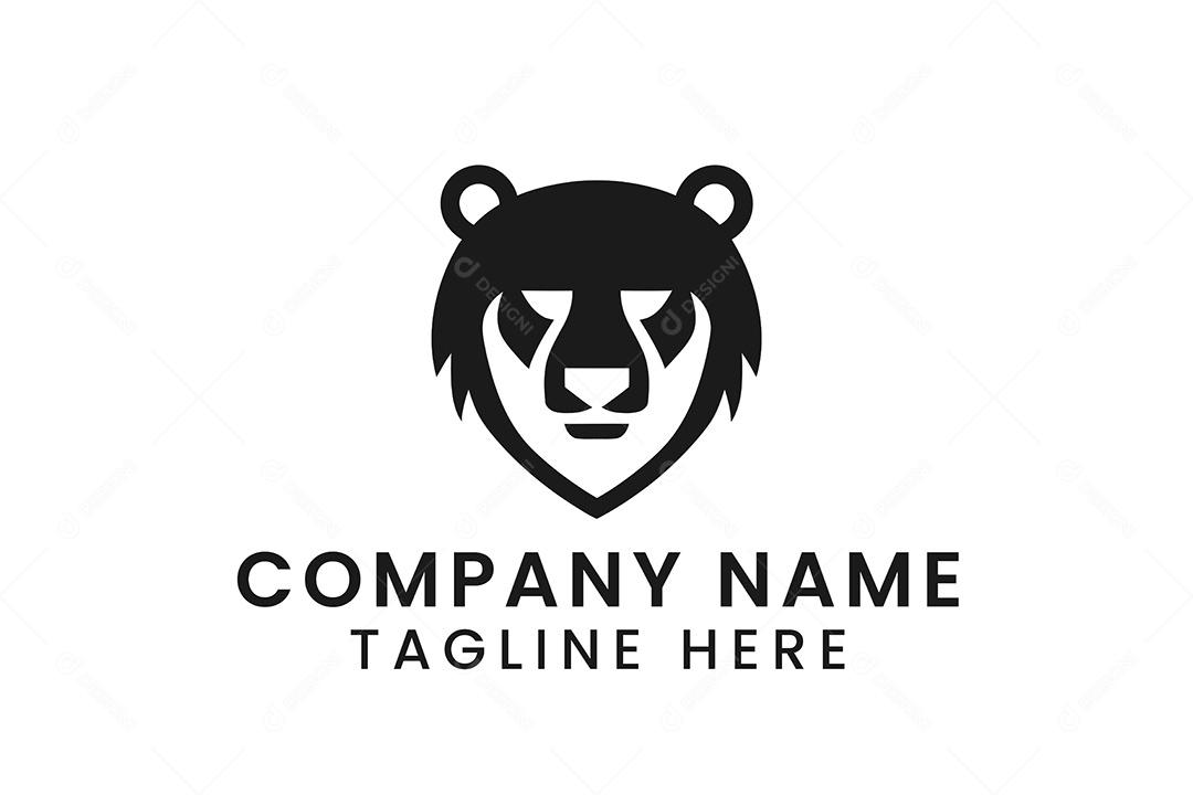 Modelo de Logo Animal PNG + AI Editável