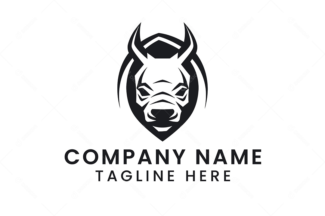 Modelo de Logo Animal PNG + AI Editável